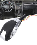 Sleek Matte Black Automatic Gear Shift Knob Handle Replacement Kit For Ford Fusion Escape Transit 2013 To 2019 Durable ABS Upgrade With Grip installed in Ford interior