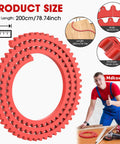 Top Tier 78 Inch Flexible Router Template For Woodworking Precision Curve Bending Strip With Slick Edge Guide For Dead Smooth Arch Routing And No Sweat Cuts On Projects, red acrylic template.