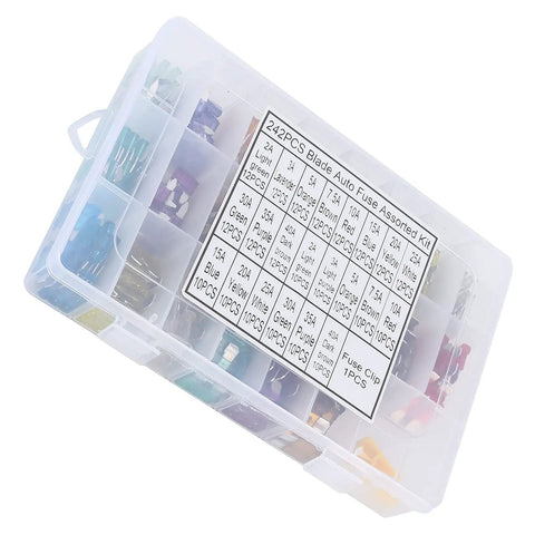 243 Piece Electrical Terminal Kit For Cars Boats And RVs With Puller All In One Automotive Wiring Assortment Featuring Silver Plated Terminals For Superior Conductivity Easy Replacement And Marine Grade Durability shown in clear plastic case with labeled compartments