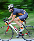 Cyclist with Seat Post Quarter Turn Mount For Garmin Varia Radar And RearVue Systems Fits 27.2mm 30.9mm And 31.6mm Bars