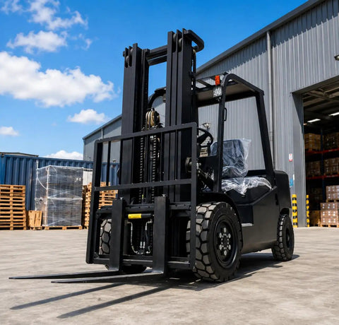 Heavy Duty Counterbalance Forklift Diesel Powered With 3ton Capacity Hydraulic Lift Mast System built for tough warehouses and industrial jobs.