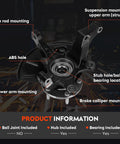 Heavy Duty Steering Knuckle And Wheel Bearing Hub Assembly Replacement For Ford Escape 2005 2012 Mazda Tribute 2005 2011
