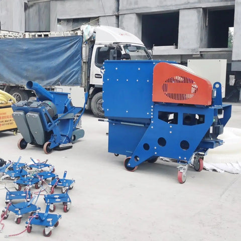 Concrete Floor Shot Blasting Machine For Industrial Floor Prep And Surface Refinement, Road Exterior Preparation Equipment For Warehouses And Road Maintenance, Tough As Nails Durable Build, High Efficiency Dust Control, Pro Grade Finish in warehouse