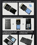 Installation instructions for Drop In Ready M.2 Pvie 4.0 Nvme Storage Expansion Card Enclosure For Xbox Series X And S.