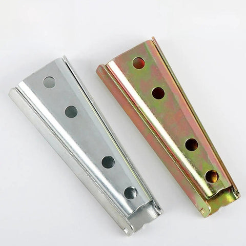 Two Pack Sofa Buckle Hook Connector Set For Sectional Couches No Fuss Easy Install Metal Fastener Hardware in silver and gold