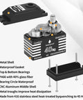 Waterproof RC Servo Controller with 40kg Torque Coreless Metal Gear Digital Servo for RC Crawlers, includes metal shell and bearings