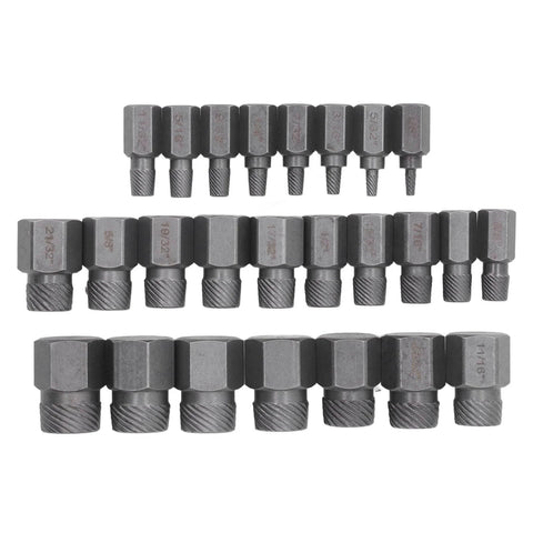 Beast Of A Screw And Fastener Extractor Set 25 Piece Molybdenum Steel Damaged Screw Remover Kit For Rusty Bolts And Nuts