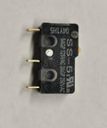 Heavy Duty Snap Action Micro Switch With Pin Plunger Spdt 250 Volt 5 Amp showing top view of compact design and terminal pins.