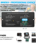 2 In 1 RV Road Trip Ready Carbon Monoxide And Propane Gas Alarm With Separate LED Indicator Light, Metal Housing, displayed on packaging.