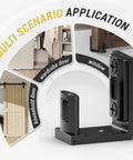 Sliding Barn Door Bottom Floor Guide With Adjustable Roller for all Door Sizes in Multi Scenario Application