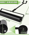 Dimensions of Heavy Duty Lawn Striping Kit With Easy Fill Water Port And Steel Roller For Walk Behind Mowers Compatible With LM2100 Series