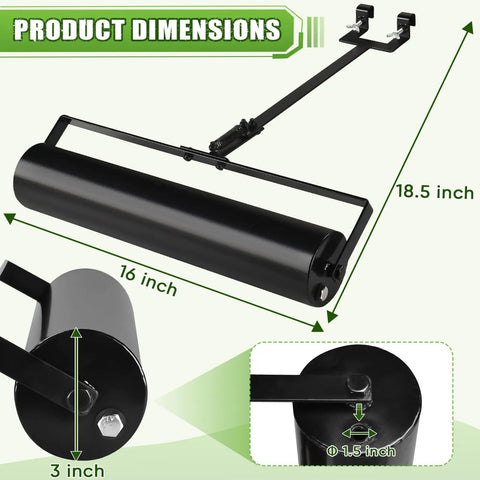 Dimensions of Heavy Duty Lawn Striping Kit With Easy Fill Water Port And Steel Roller For Walk Behind Mowers Compatible With LM2100 Series