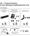 Eight 48 Inch 2020 T Slot Aluminum Extrusion Profiles Black Anodized European Standard Pro Grade Frame Kit For 3D Printers CNC Machines Laser Engravers And Workbenches with fasteners