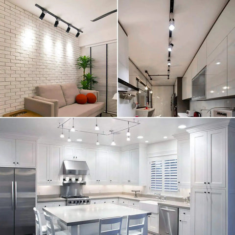Turn Up The Light With 500 Lumen MR16 LED Bulb 12V Dimmable 5000K Bright White GU5.3 Spotlight in modern kitchen and living room