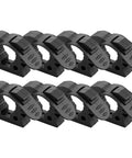 8 Piece Quick Release Shovel Holder Kit For Trucks And SUVs Fits Roof Rack Crossbars 1 To 1.5 Inch Tools Clamp Grip Heavy Duty Black Plastic
