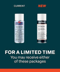 Image of two different medium brown American walnut wood finish toner aerosol sprays for furniture touchup.