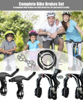 All In One Complete Front And Rear C Type Bike Brake Set With Levers And Cables For MTB And Road Bikes with family cycling