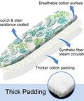 15 By 54 Inch Ironing Board Cover And Pad With Padding Extra Thick Elastic Edge Silicone Coated Scorch Resistant No Fuss Padding Fits Large Ironing Boards And All Standard Sizes Premium Heat Reflective Fabric with cotton surface and thick padding