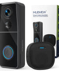 Wireless Doorbell Camera With Chime No Monthly Fees And 1080HD Video Battery Powered Smart Doorbell With packaging and chime