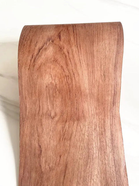 Natural Rosewood Thin Wood Veneer Sheets For Diy Furniture Crafting And Speaker Mods 8X98 Inches showing rich woodgrain texture.