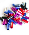 50 Piece Aluminum Alloy Bike Cable End Caps Kit For 4mm And 5mm Derailleur And Brake Wires Ferrule Set With Multicolored Caps