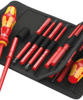 Insulated Kraftform Kompakt VDE Blade Set With 60i 62i 65i 18, Slotted Phillips Pozidriv And Cabinet Blades, 154 mm