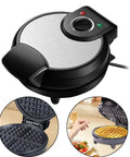 Fonowx Electric Waffle Maker And Sandwich Press 1200W nonstick design with dual plates for quick cooking and easy cleaning.