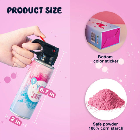 Game Changer Gender Reveal Fire Extinguisher Pink Color Smoke Spray Popper For Baby Gender Announcement And Celebration Essentials Lasting Six Seconds Reaching Ten Feet