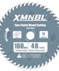 160mm Track Saw Blade With 48 Teeth Thin Kerf And Durable Carbide Tips For Long Life Replacement For Six And A Half Inch Twenty Arbor Track Saws Compatible With Cordless Plunge Saws Delivers Clean Splinter Free Wood MDF And Laminate