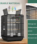 Spacious Multizone Bird Cage Featuring Open Interactive Skylight For Pigeons And Cockatiels Built Tough Metal Aviary with sturdy cage wire.