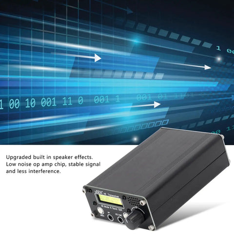 8 Band HF SSB QRP Radio Transceiver With LCD SDR Full Mode CW FT8 JS8 FT4 Compatible Digital Modes BNC Antenna Connector