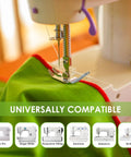 Sewing machine using Six Piece Hump Jumper Sewing Tool Kit for Thick Hems and Denim, Pro Grade Set Compatible With Brother Janome Singer Husqvarna