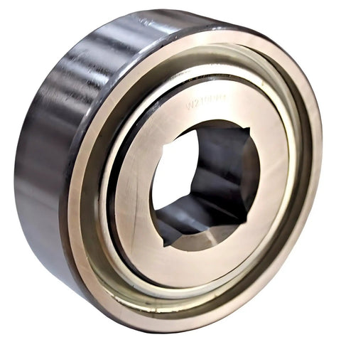 Drivetrain Disc Harrow Bearing With Triple Lip Seals For Farm Equipment Replaces DC210TT4 And 7AS10 One And One Eighth Inch Square Bore