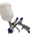LVMP Spray Gun Pro Grade Workhorse With 1.3mm Tip And 600ml Cup Feed, Ergonomic Palm Fit Handle, Embedded Trigger Design, Works
