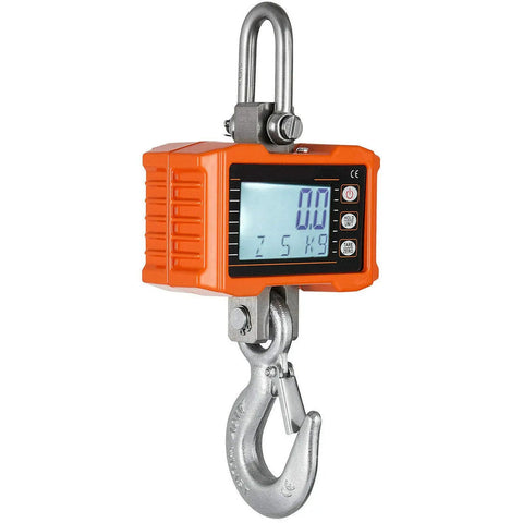Heavy Duty Digital Crane Scale Built Different With Rock Solid Aluminum Housing And Precision Led Display For Up To Two Thousand Lbs Daily Jobsite Tasks