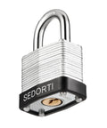 Beefy Heavy Duty Laminated Steel Padlocks Set One And A Quarter Inch Wide With Keyed Alike Pack Of 48 For Gym Lockers