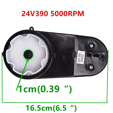 24V 390 Steering Gearbox And 24V Steering Motor For Kids Electric Ride On Cars Replacement Parts Durable Left Right Steering Kit