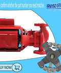 Replacement Water Pump Coupler For Series 100 NFI HV Two Inch In Line Pumps Cast Iron One Half Inch By One Half Inch Spring Type