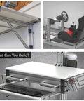 Uses of Heavy Duty 90 Degree Aluminum Inside Corner Gusset L Bracket For 80 20 Extrusion 15 Series in shelves, gaming rig, workstations