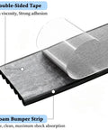 Thick W Shape Baby Proofing Edge Protectors Soft Foam Corner Guards Self Adhesive Furniture Bumpers with double-sided tape.