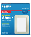 Box of Sheer Adhesive Pad Bandages For Minor Cuts And Scrapes, Extra Large 3 X 4 In, Non Stick Pad, Flexible, 30 Count