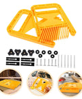 Premium Woodworking Featherboard With Ergonomic Knobs For Table Saws And Band Saws Locks In Tight for stability and precision.