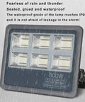 JUDYSSY 150-800W Led Flood Light Outdoor, Super Bright Led Security Light Ip66, 300W, waterproof with multiple bulbs.
