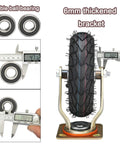 Heavy Duty Castor Wheels Built Tough And Rollin Smooth For Warehouse Floors, featuring a 6mm thick bracket and double ball bearings.