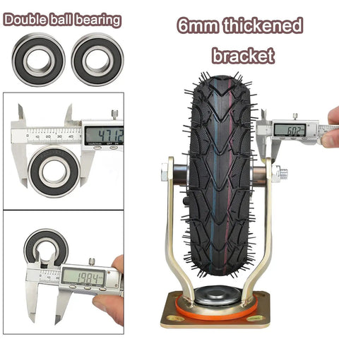 Heavy Duty Castor Wheels Built Tough And Rollin Smooth For Warehouse Floors, featuring a 6mm thick bracket and double ball bearings.
