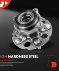 2-Pack Rear Wheel Bearing Hub Assembly 5-Lug 4-Hole Flange For Honda CR-V 2007-2011 4WD And Acura RDX 2007-2012, 2016-2018 AWD Focus