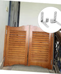 Durable Stainless Steel Heavy Duty Pivot Hinges For Hidden Doors With Concealed Design installed on wooden gate