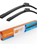 Straight Up Premium Silicone Windshield Wiper Blades 28 And 14 Inch Set Of Two All Weather Heavy Duty Wipers For Toyota Corolla Hyundai Elantra displayed with packaging.