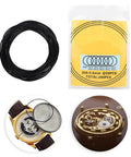 Pro Grade 200 Pcs Watch Gasket Kit 0.6mm Rubber O Rings Set For Watch Repair DIY Gear 16mm To 34mm In 10 Sizes packaging and gaskets