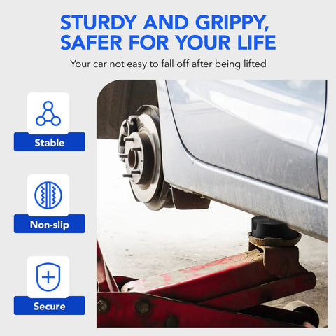 Pinch Weld Jack Pad With Two Depths X Grooves For Floor Jacks Heavy Duty Rubber Pad That Will Not Deform Your Car Protect Frames